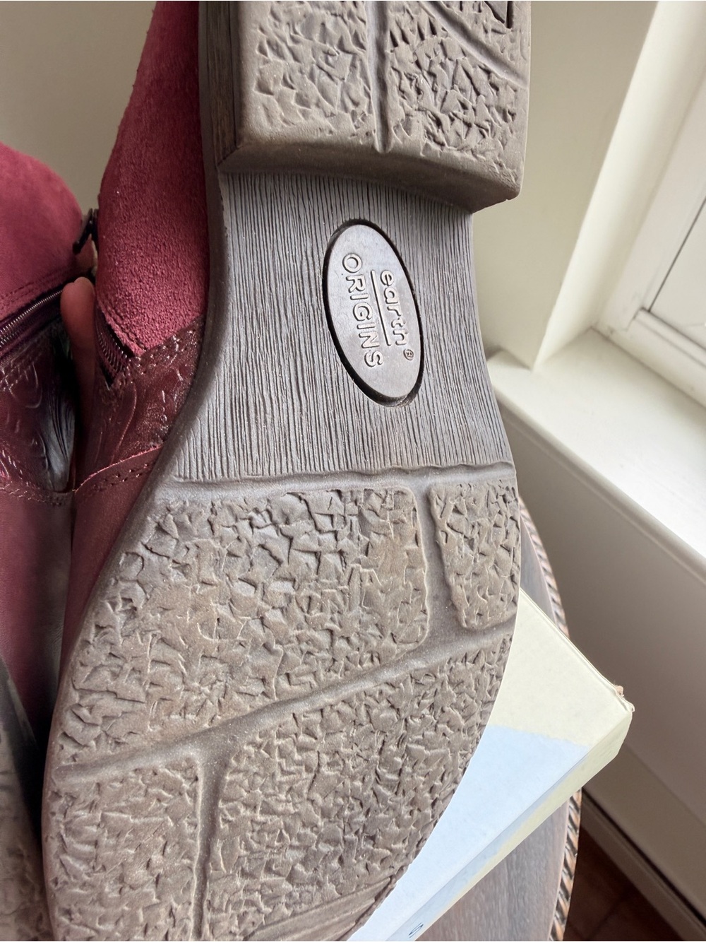 Earth Origins Navigate Noah Leather & Suede Ankle Boots Size 9 Very Good Cond. - Picture 6 of 14